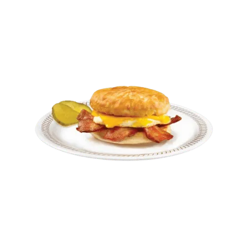 Waffle House bacon biscuit