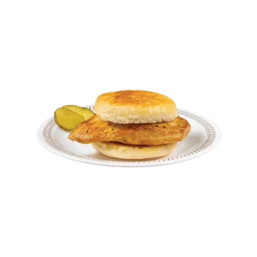 Waffle House chicken sausage biscuit